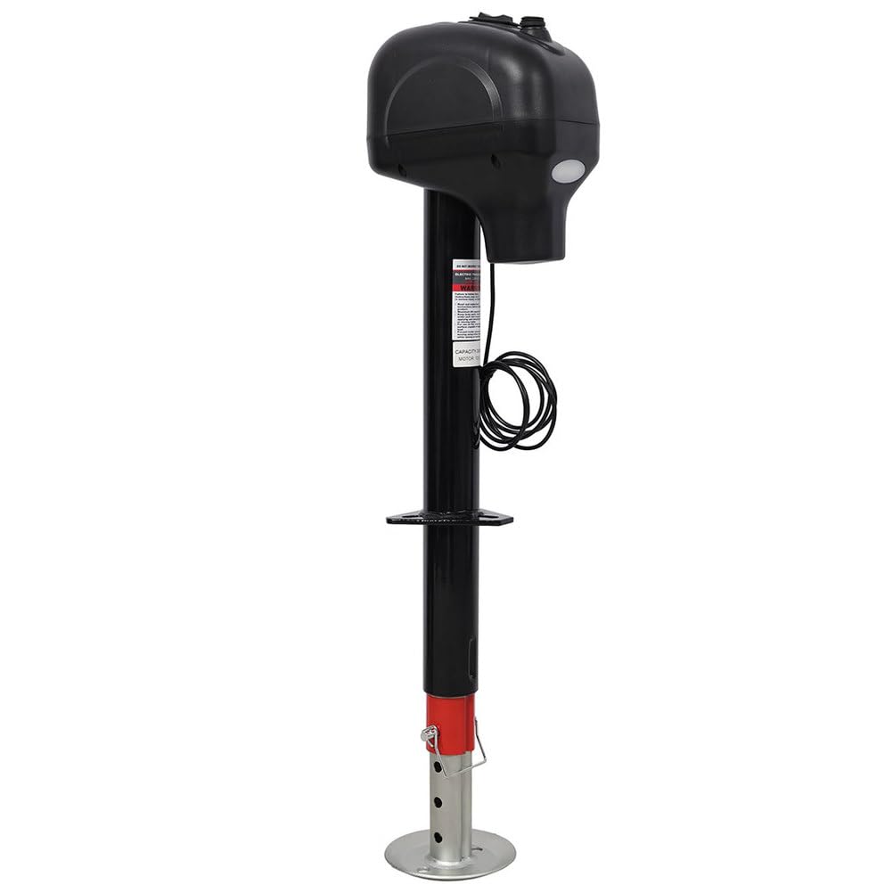 Electric Trailer Jack 3500 LBS 12V DC Power Tongue Jack with Adjustable Drop Leg X7591