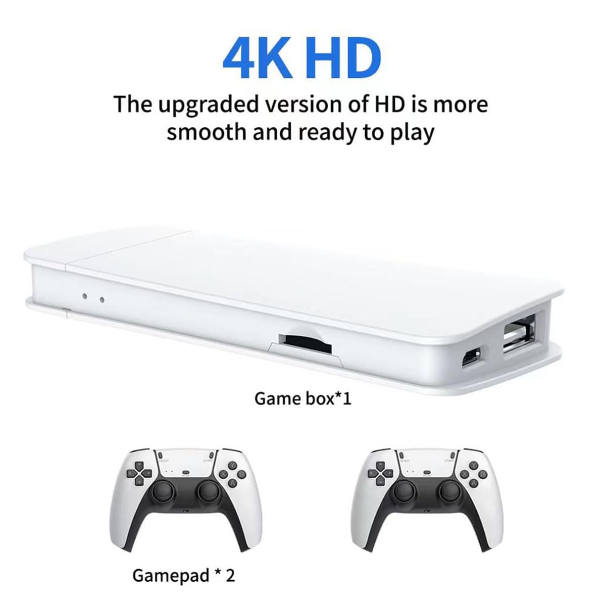 Retro Game Stick 4K HDMI Wireless Controller 128G J412780