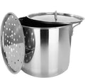 40QT Stainless Steel Stock Pot with Lid P6939