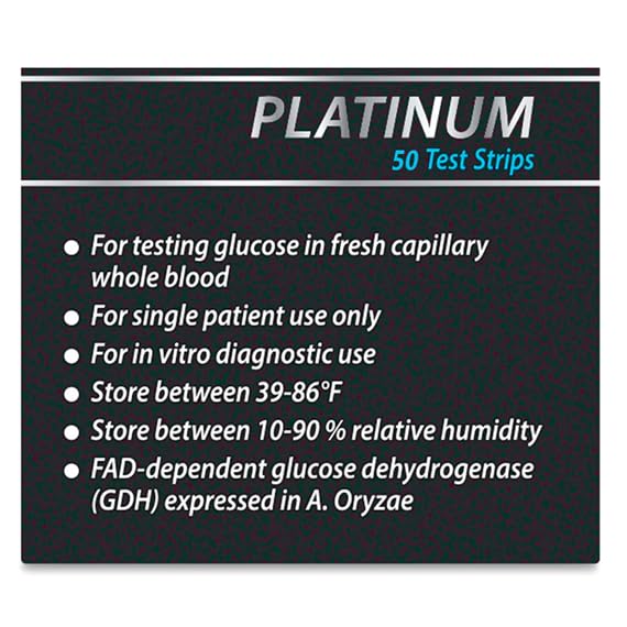 Blood Glucose Test Strips, 50 Count H347796