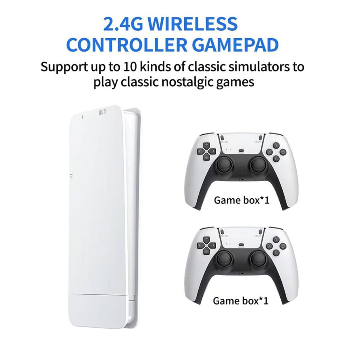 Retro Game Stick 4K HDMI Wireless Controller 128G J412780