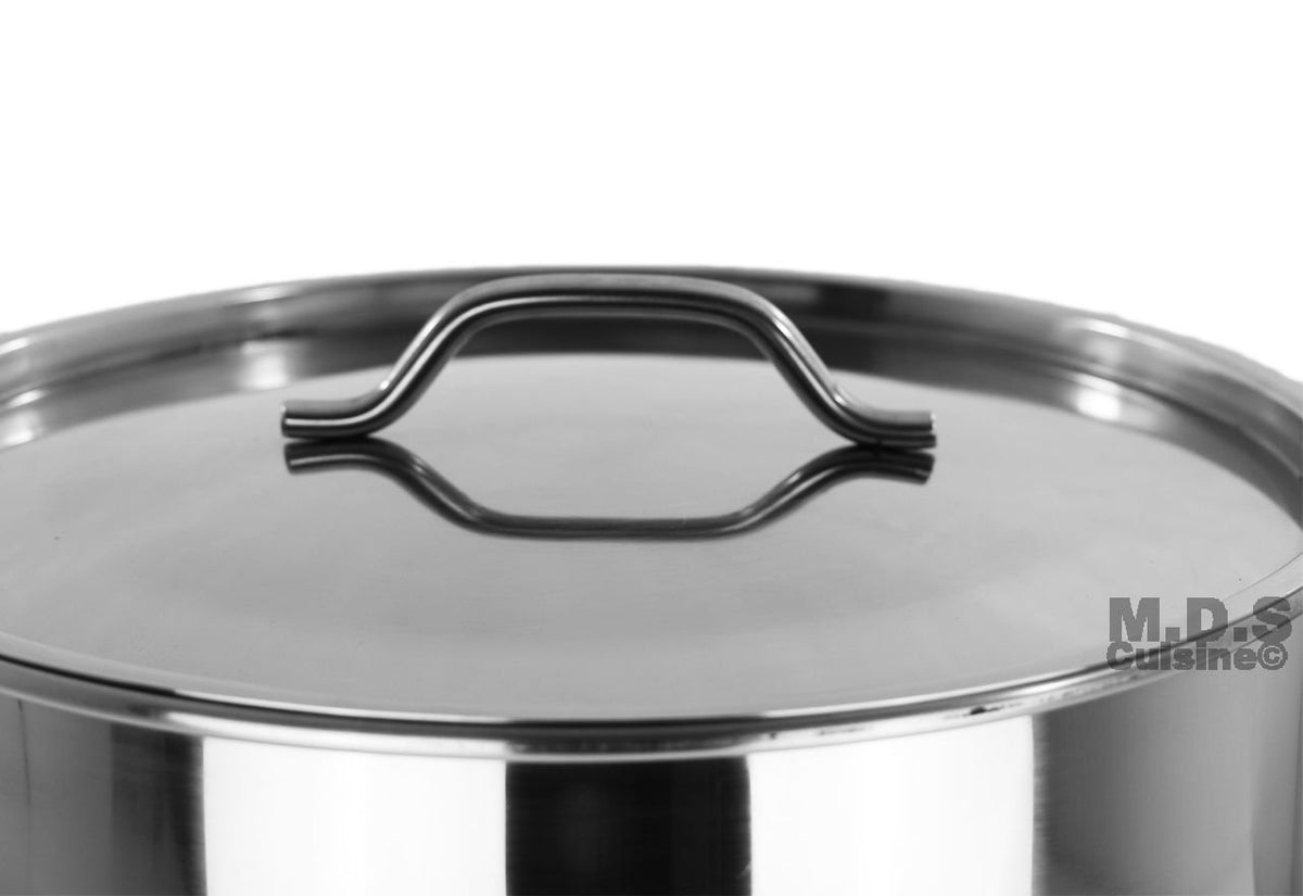 40QT Stainless Steel Stock Pot with Lid P6939
