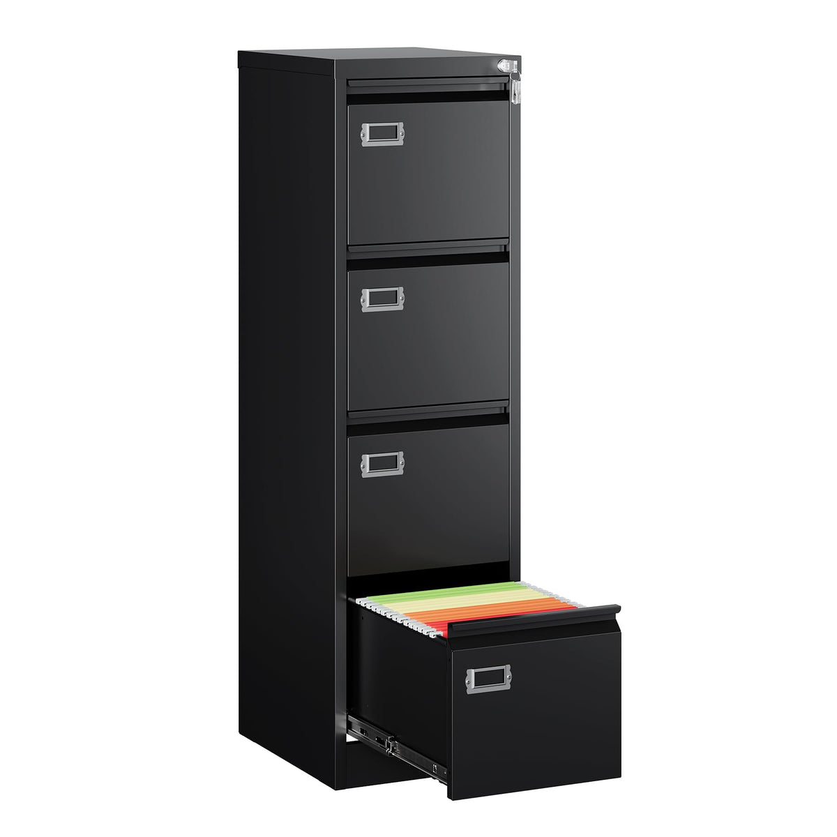 4 Drawer Metal File Cabinet with Lock C83602