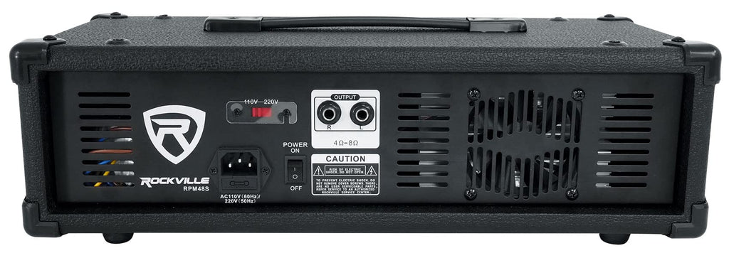 10" DJ PA Speaker Pair with Powered Mixer Y35892