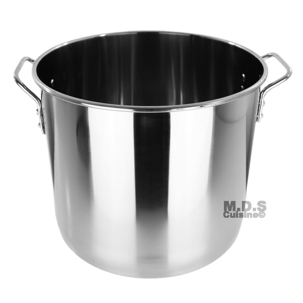 40QT Stainless Steel Stock Pot with Lid P6939