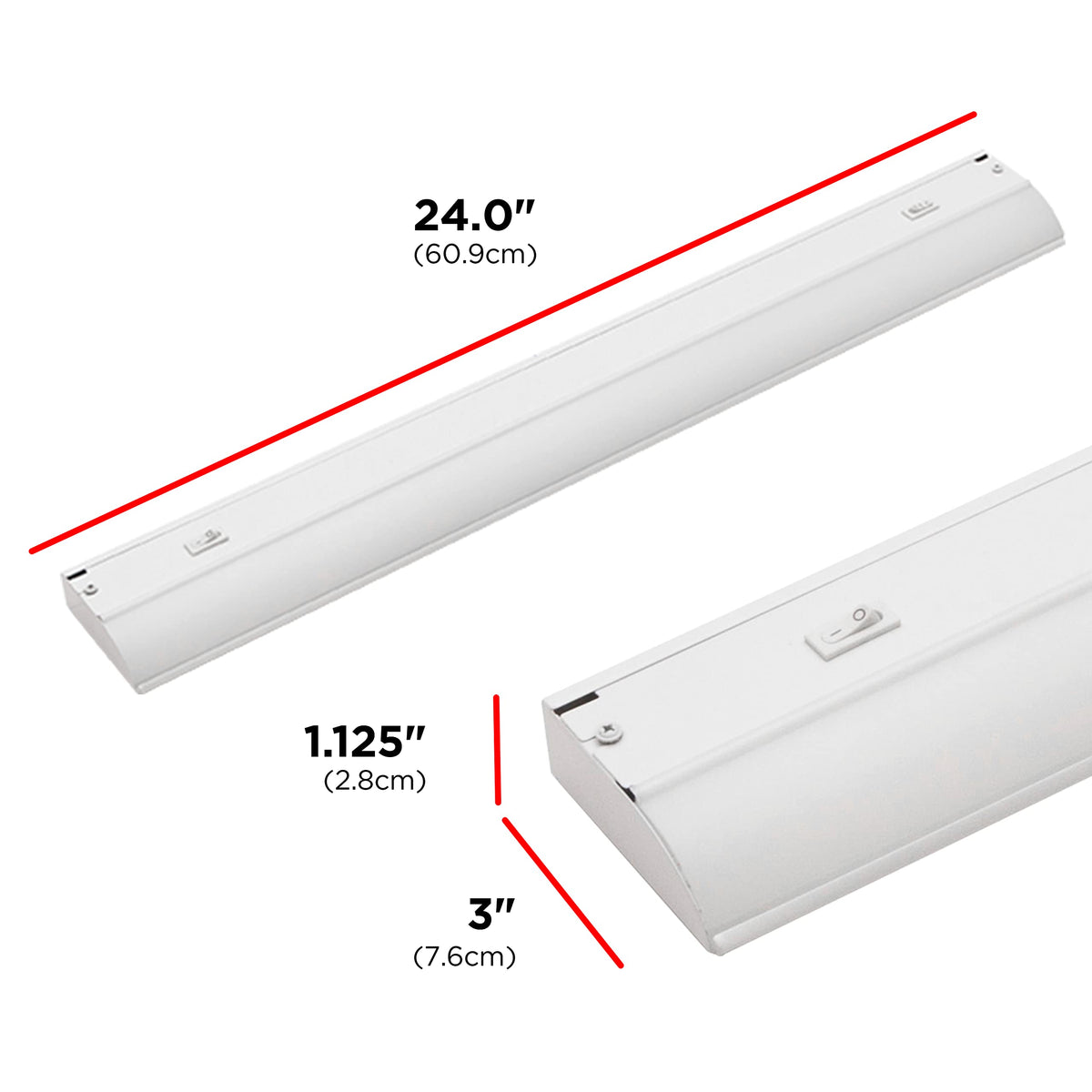 24 Inch Dimmable Under Cabinet Light O1705