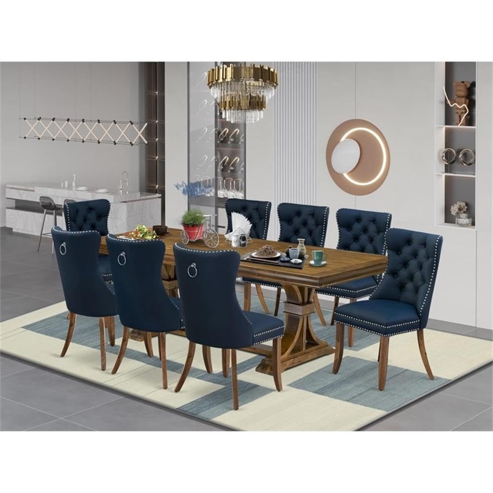 9-Piece Acacia Wood Dining Set Z7465