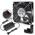 120mm x 38mm AC Muffin Fan with Variable Speed Controller Z6125