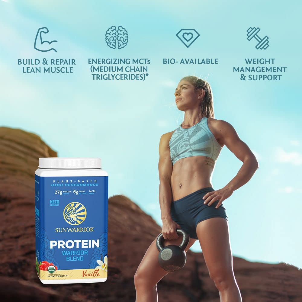 Vanilla Plant Based Protein Powder with BCAA F67004