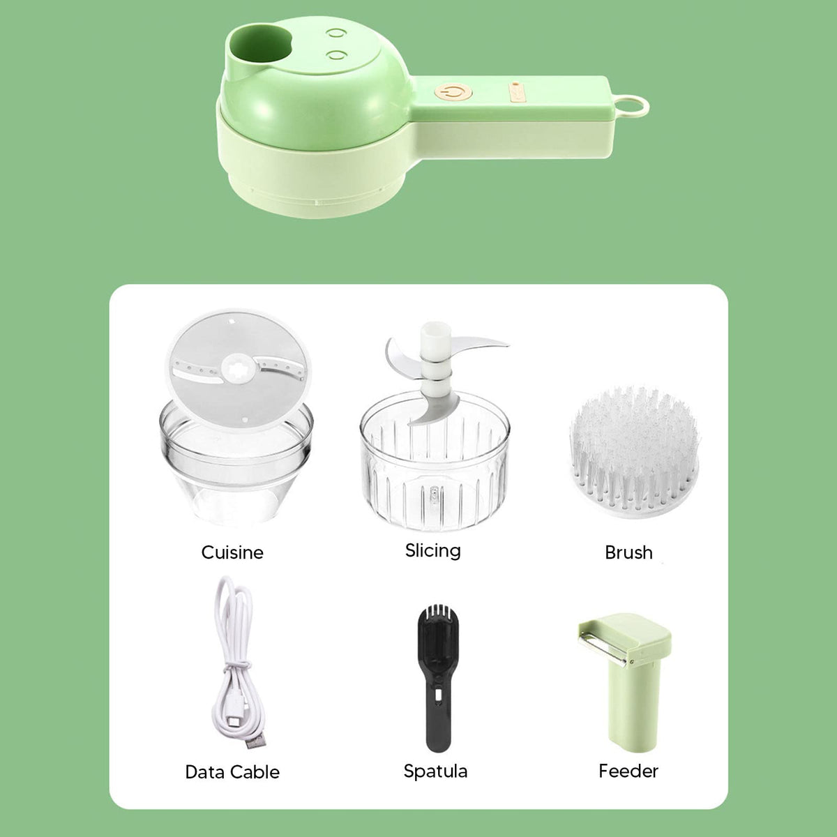 4 in 1 Electric Mini Vegetable Cutter M402