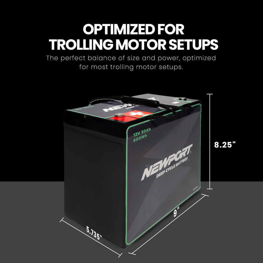12V50Ah Deep Cycle Sealed AGM Marine Battery N25890