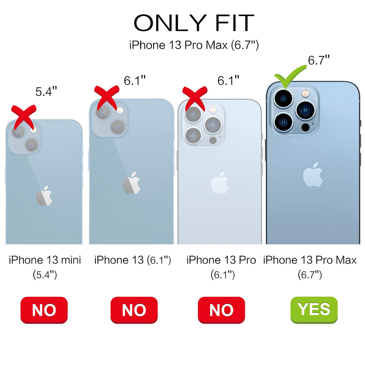 Light Blue Silicone iPhone 13 Pro Max Case Y973