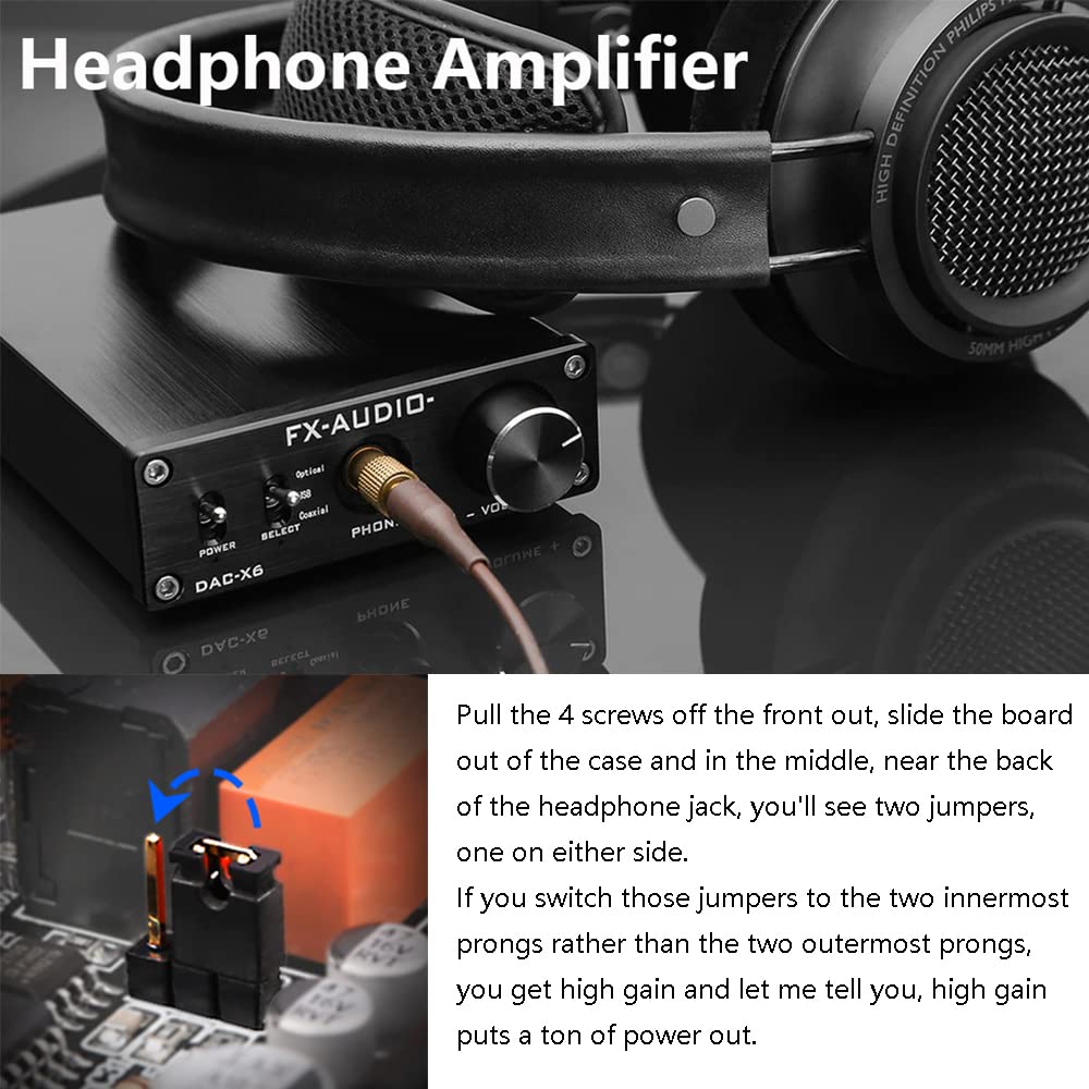 Black 24Bit/96KHz Digital Audio Decoder Headphone Amplifier P37740