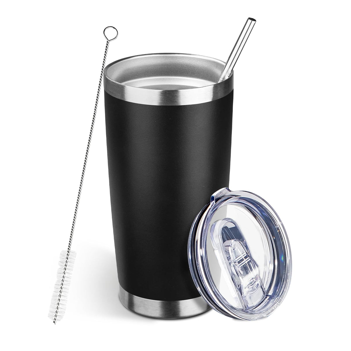 20oz Insulated Tumbler with Lid Straw X3407