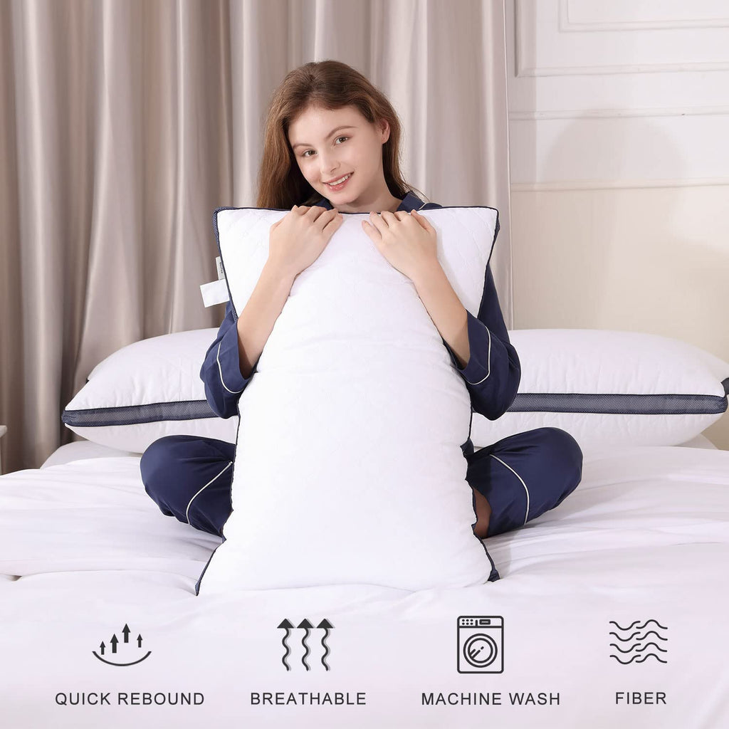 Queen Size Bed Pillows Set of 2 Z255086