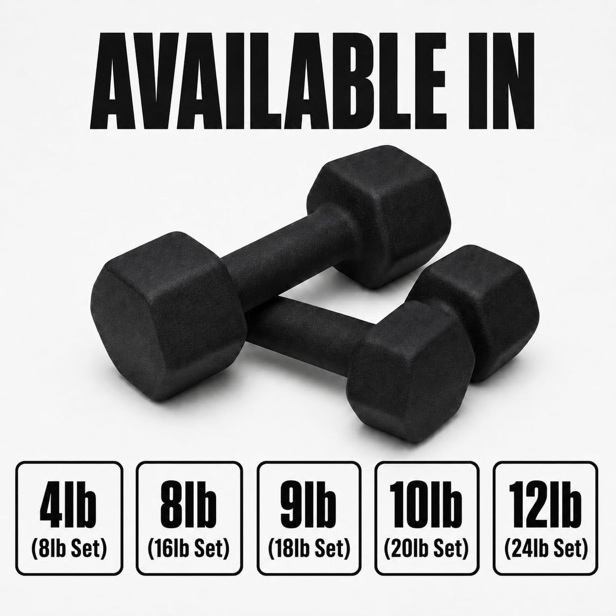 10lb Neoprene Dumbbell Pair H354