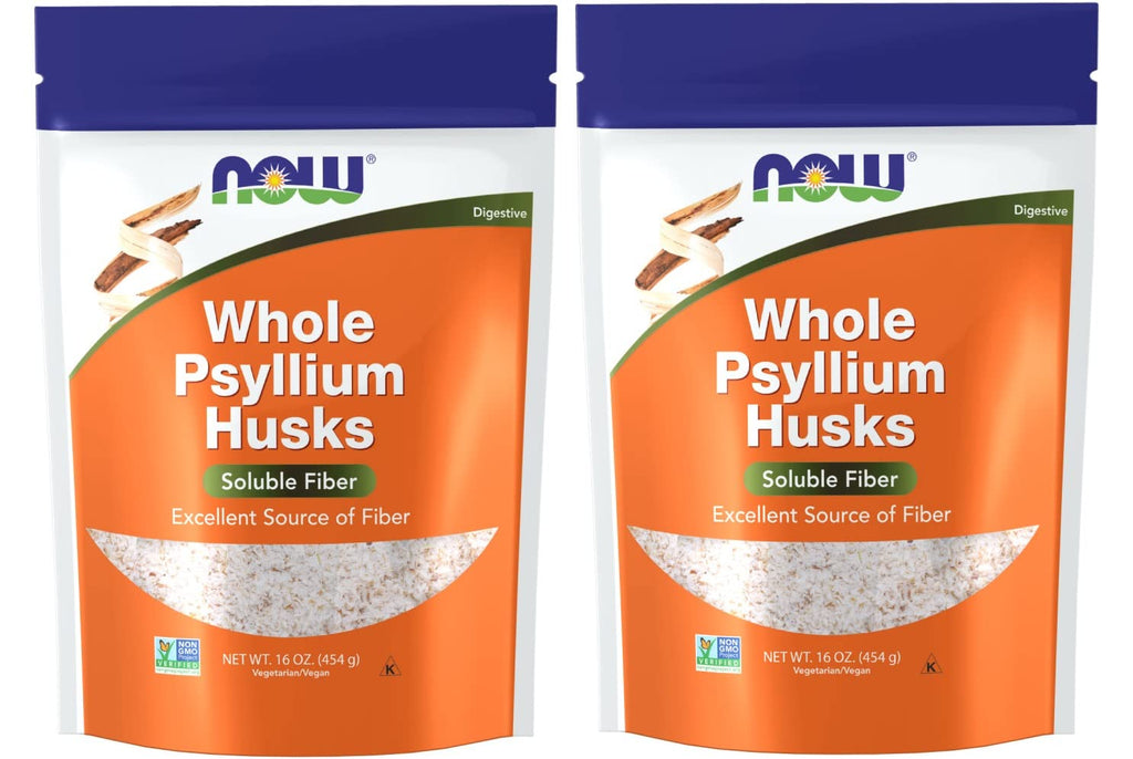Psyllium Husks Whole 16 Oz Pack of 2 O449
