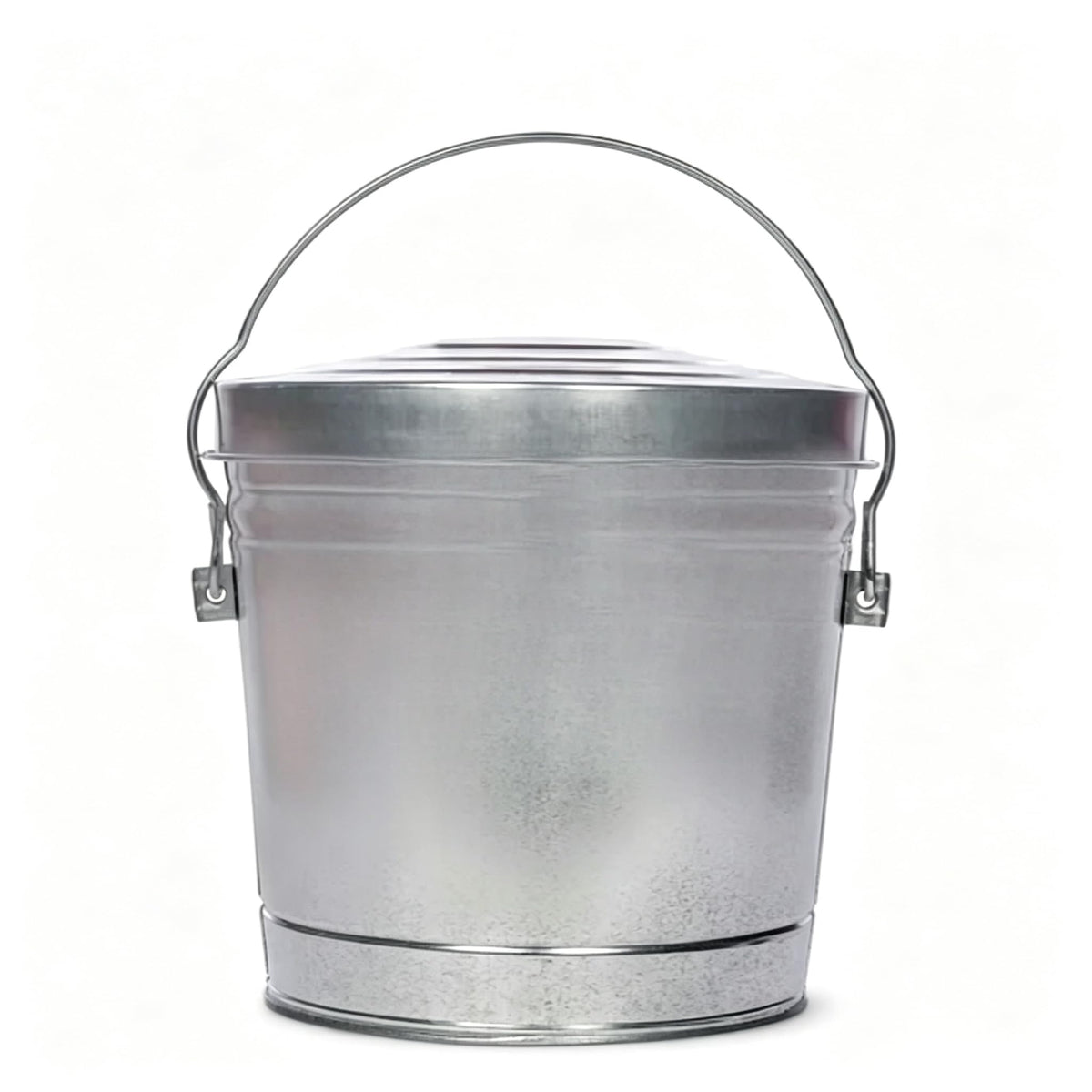 6 Gal Galvanized Steel Storage Can Locking Lid E81253