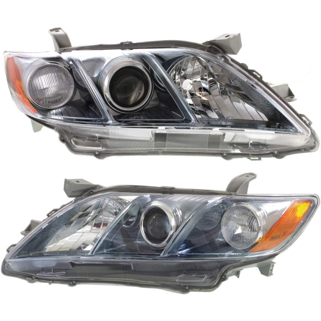 Toyota Camry Headlight Assembly Pair Driver and Passenger Side DOT Certified P68412