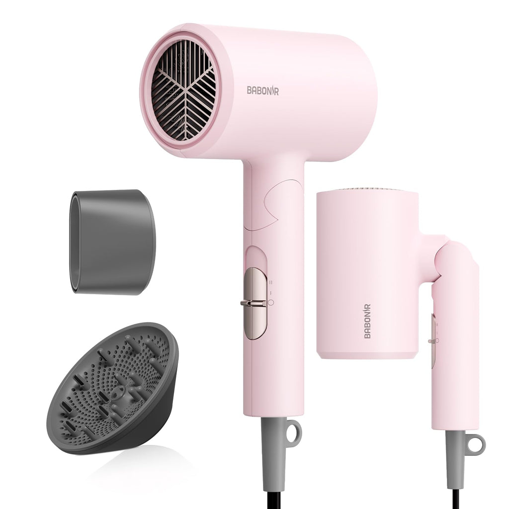 1875W Ionic Foldable Hair Dryer with Diffuser Z810