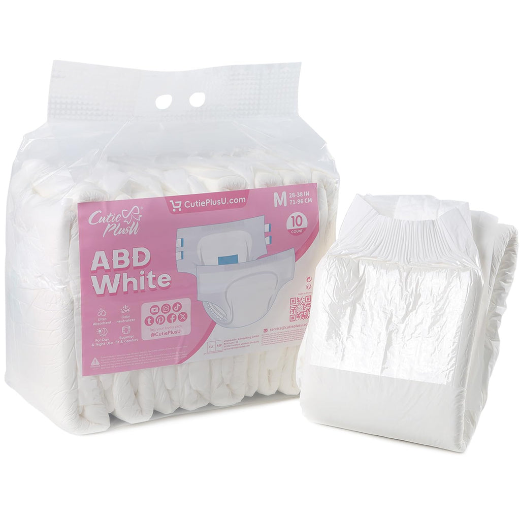 Diaper 10 Pieces Protective Underwear White 28"-38" I366370