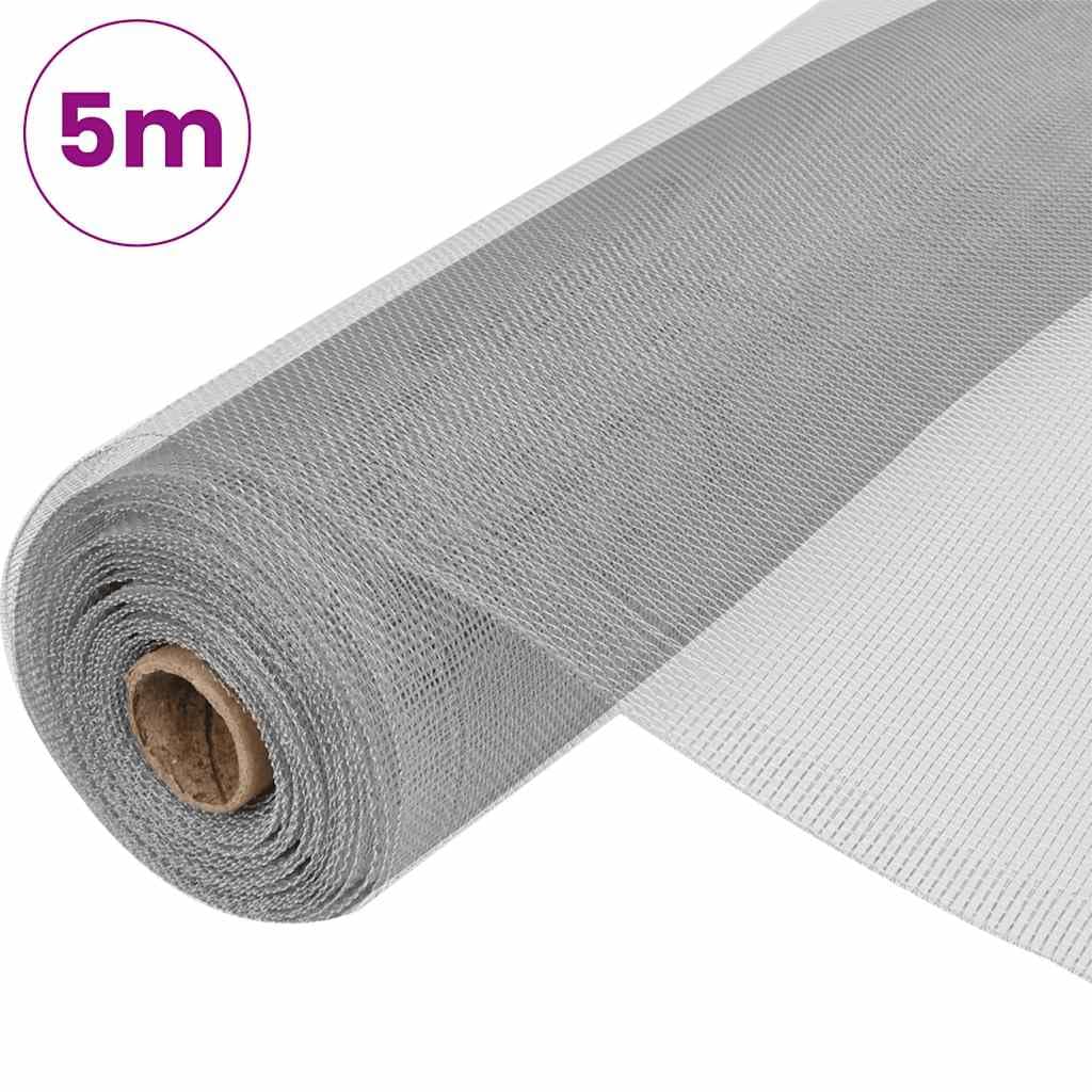 Aluminum Mesh Screen 39.4x196.9 Inches Silver K1841