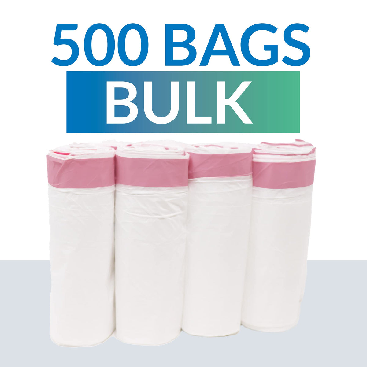 6-10 Gallon Drawstring Trash Bags 500 Count H7848