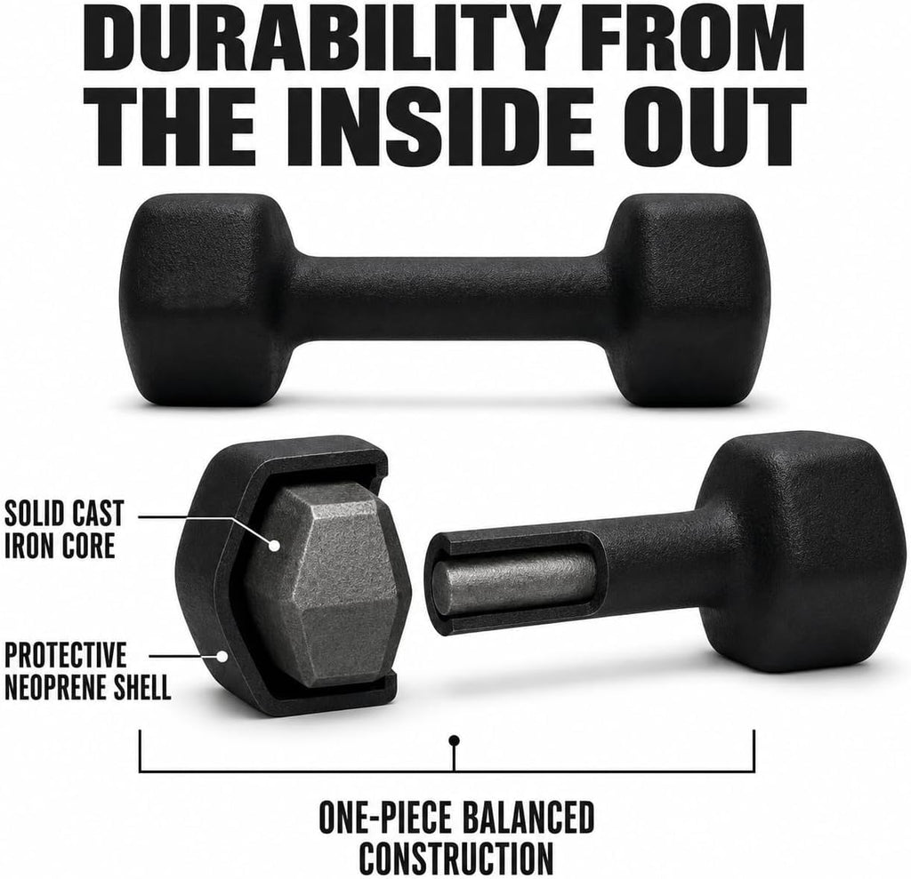 10lb Neoprene Dumbbell Pair H354