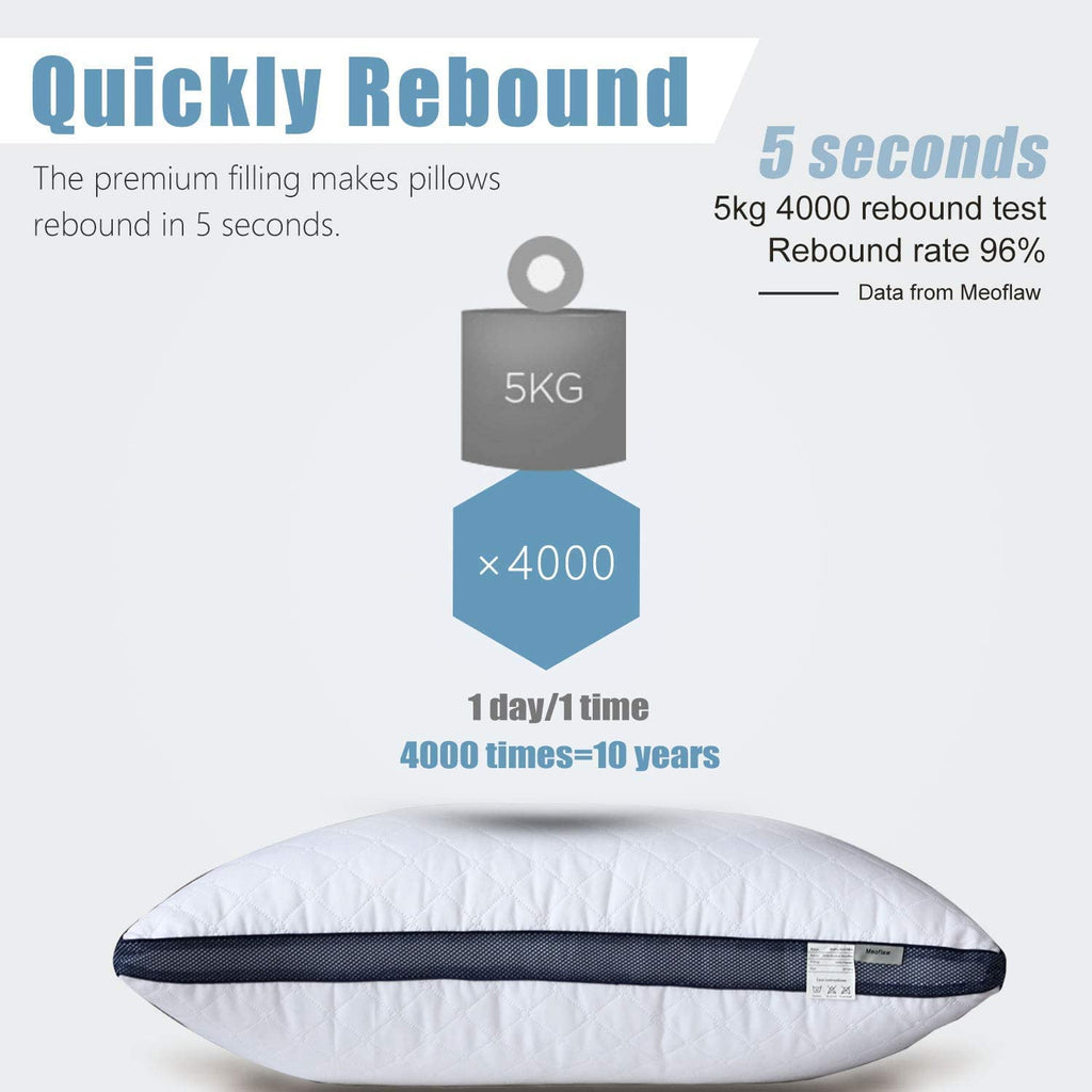 Queen Size Bed Pillows Set of 2 Z255086