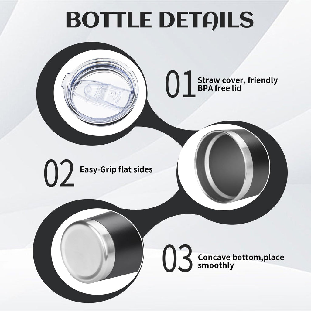 20oz Insulated Tumbler with Lid Straw X3407