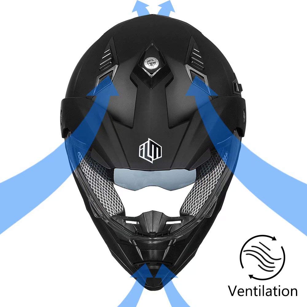 Full Face Dirt Bike ATV Helmet DOT Certified D73190