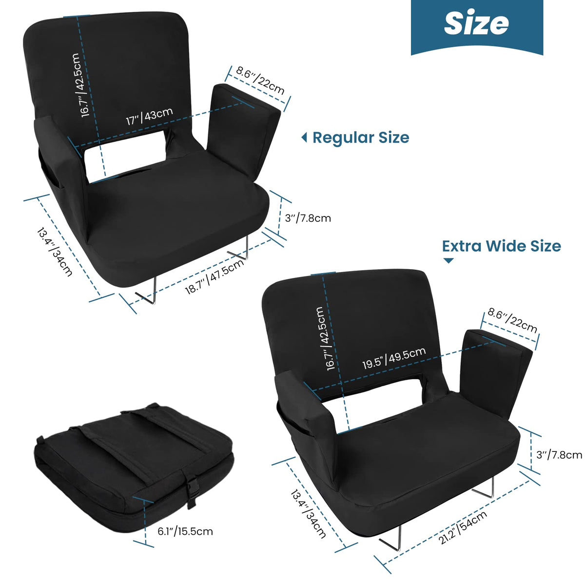 Stadium Seat with Back Support K974