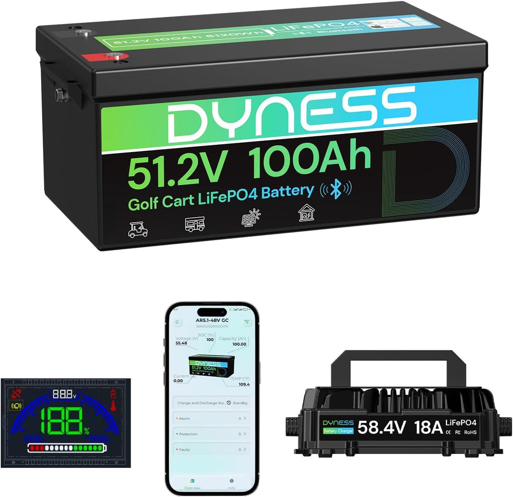 48V 100Ah Lithium Golf Cart Battery with Charger A446897