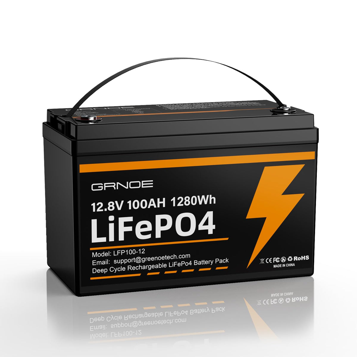 12V 100Ah LiFePO4 Battery with 100A BMS K903175