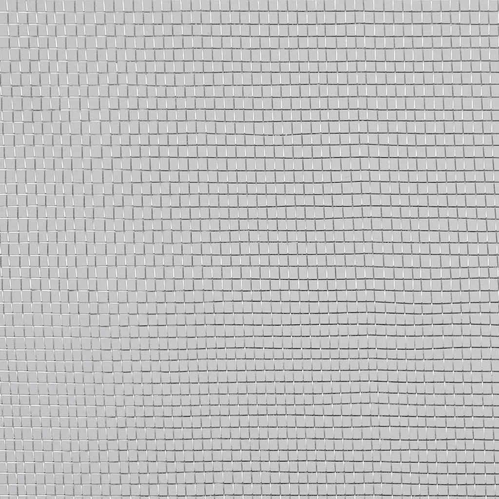 Aluminum Mesh Screen 39.4x196.9 Inches Silver K1841