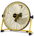 16" Portable Battery Operated Metal Floor Fan D46477