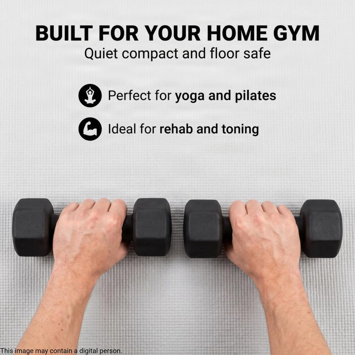 10lb Neoprene Dumbbell Pair H354