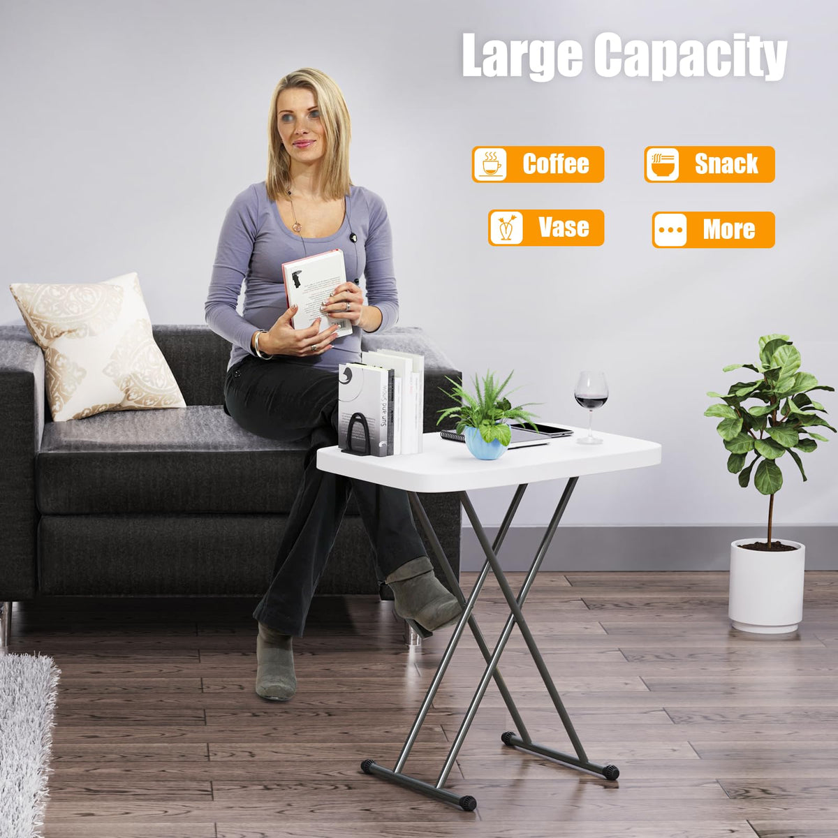 30 Inch Adjustable Folding Table I9179