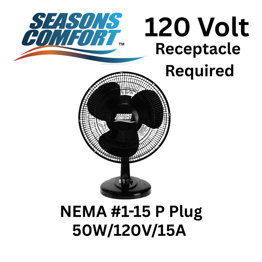 16" Oscillating 3 Speed Table Fan N959