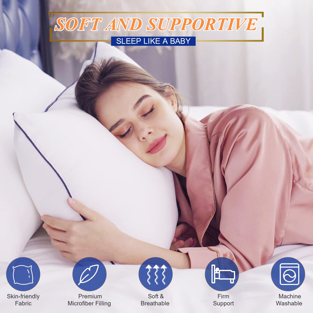 King Size Set of 2 Cooling Bed Pillows T915157