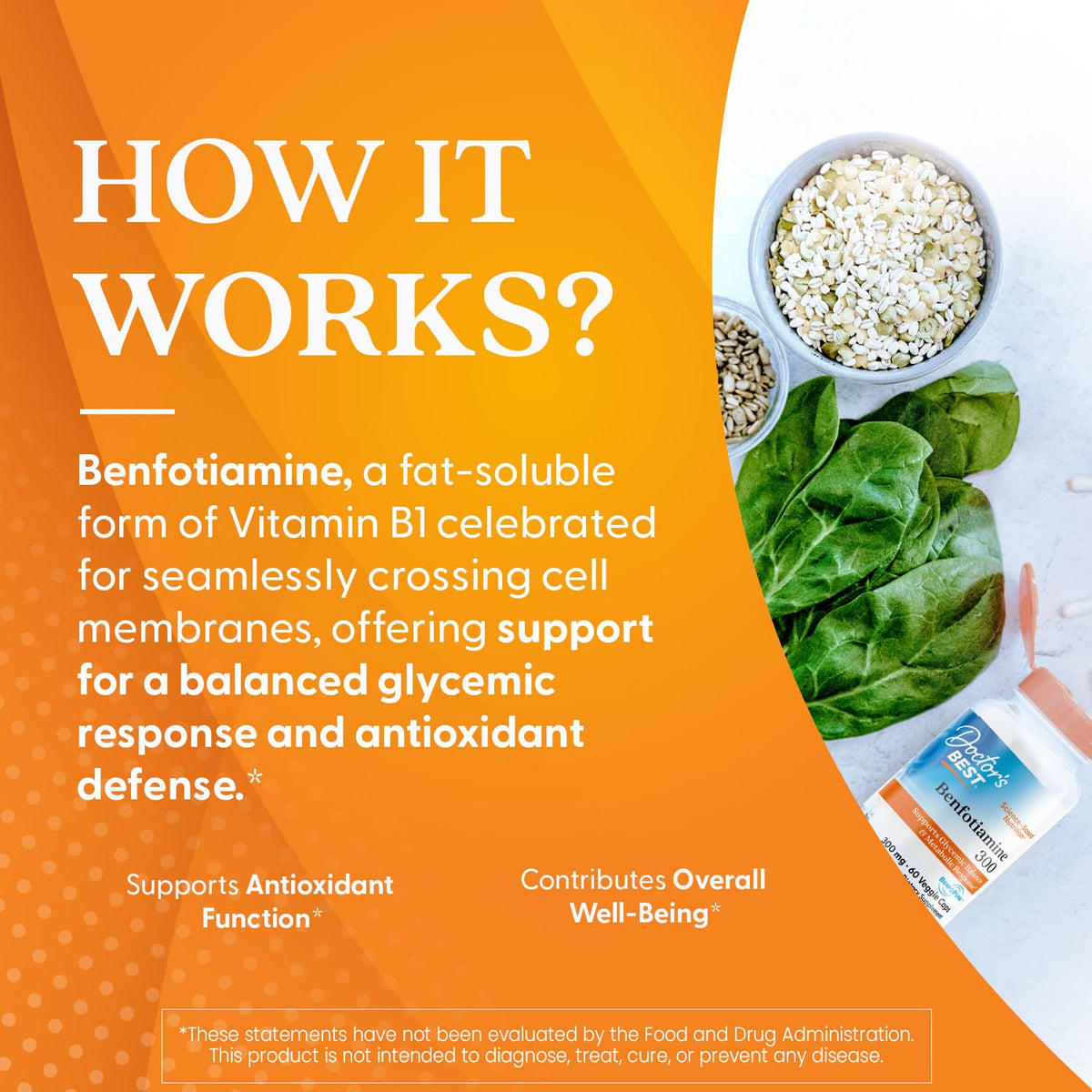 Benfotiamine 300mg Vegan 60 Veggie Caps G2051