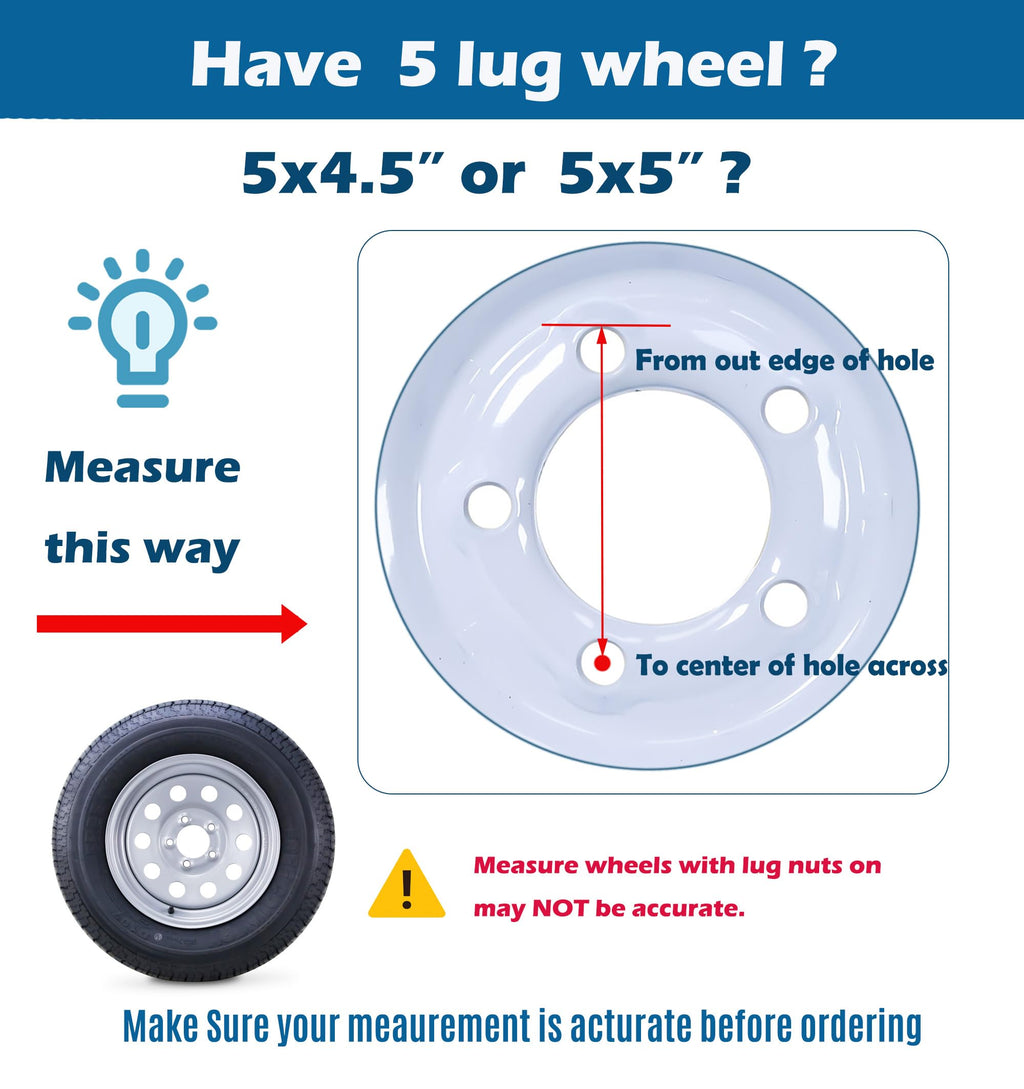 ST205/75R15 Trailer Tire and Wheel H865673
