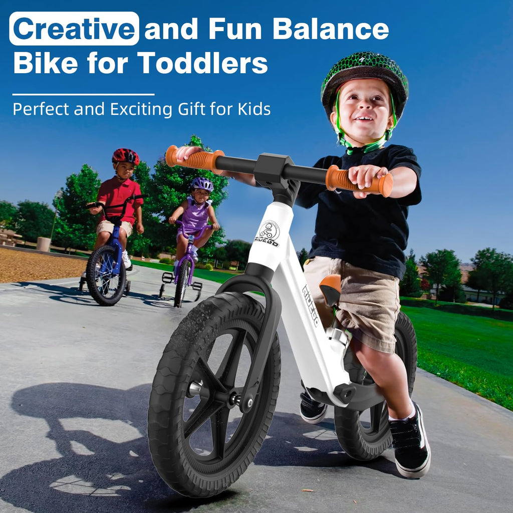 12 Inch Lightweight Kids Balance Bike with Adjustable Seat V25647