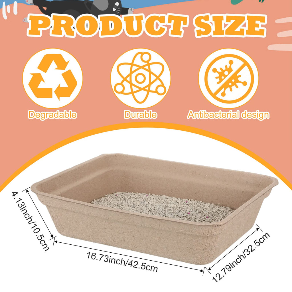 30 Pack Disposable Cat Litter Tray H8464