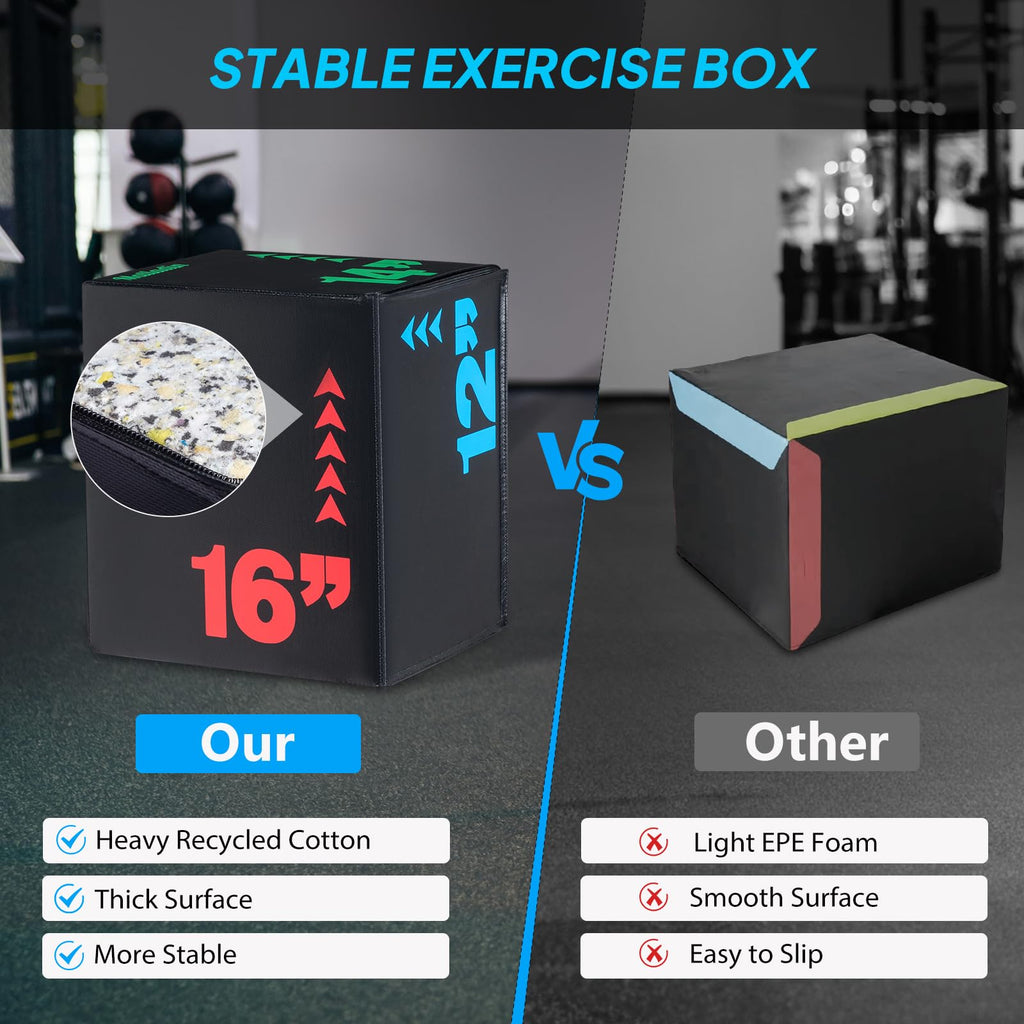 Heavy Foam Plyometric Jump Box Q6775