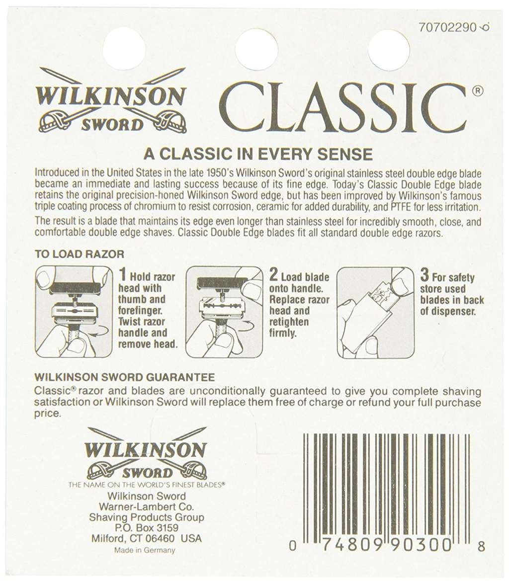 Double Edge Blades Pack of 10 D3270