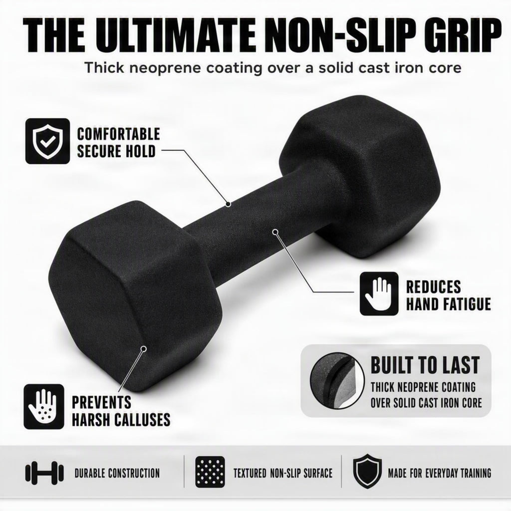 10lb Neoprene Dumbbell Pair H354