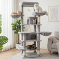 68 Inches Multi-Level Cat Tree Tower with Sisal Scratching Posts N7976
