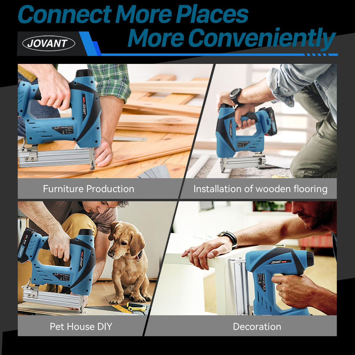2-in-1 Cordless Nail Gun with Angle Grinder O324