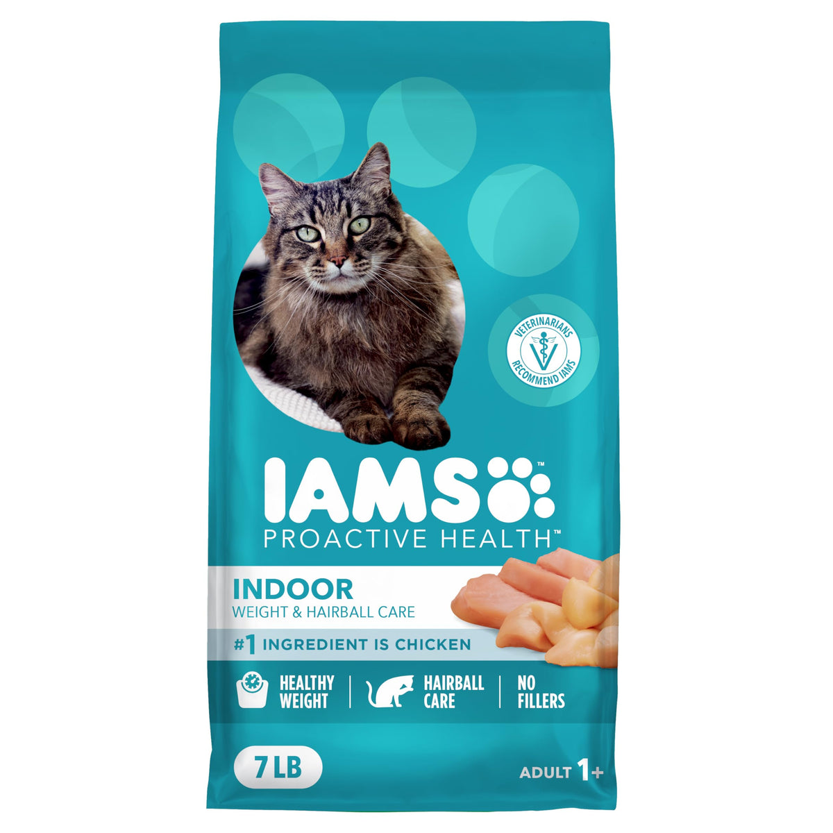 Indoor Dry Cat Food Chicken & Turkey 7 lb Q6781